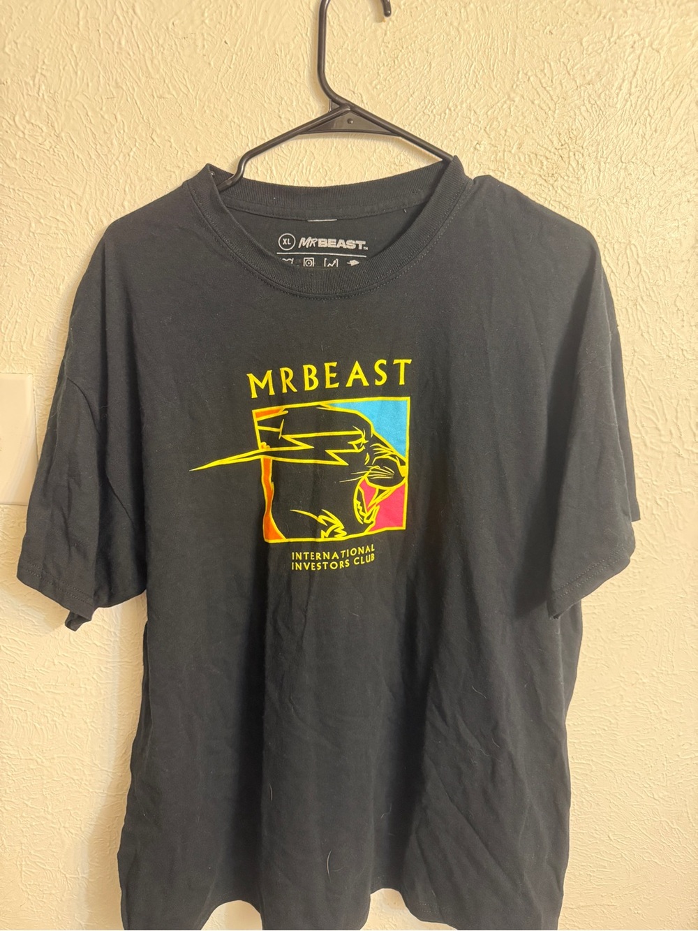 MrBeast Black Graphic Tee - International Investors Club
